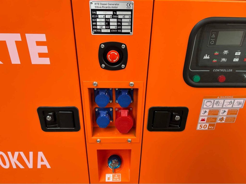 Generator RTE 7121 Diesel 50kVA 2026 Nieuw