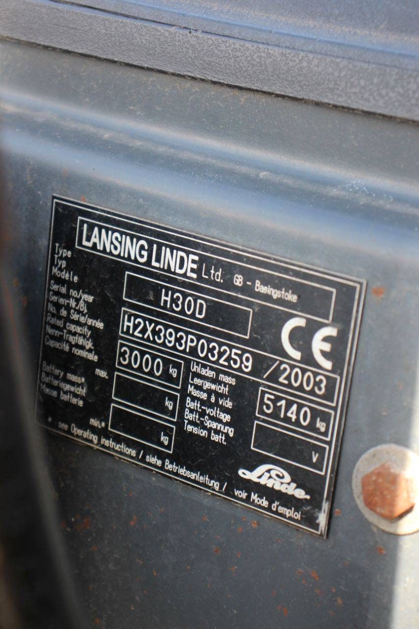 Linde H30D Diesel-Gabelstapler 3000 kg 5,2 m 2003
