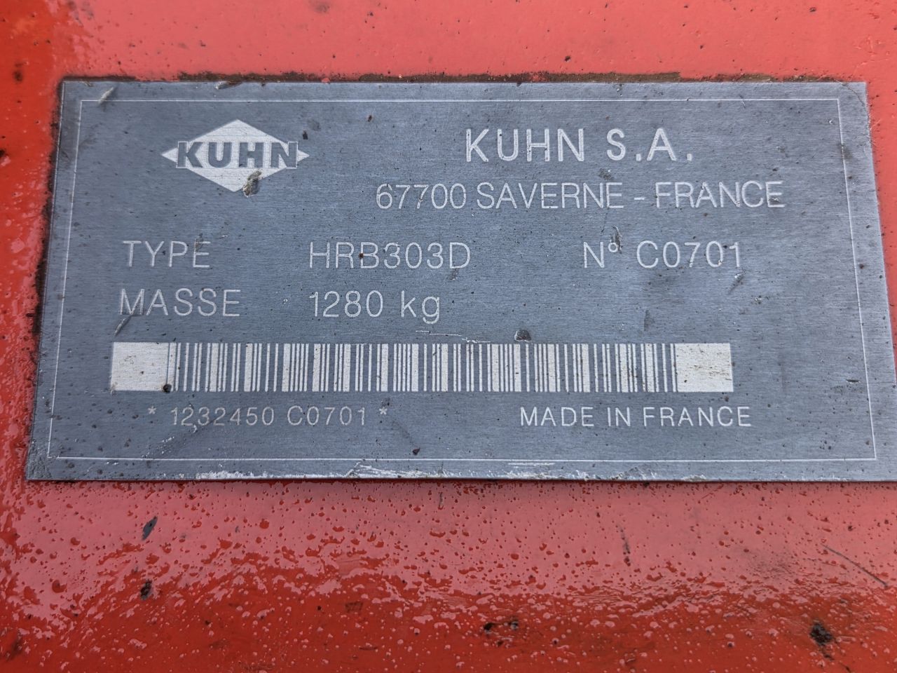 Kuhn HRB 303 Rotorkopeg Rotoreg Kopeg