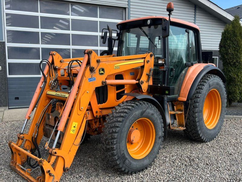John Deere 6430 Med frontlæsser og veæk