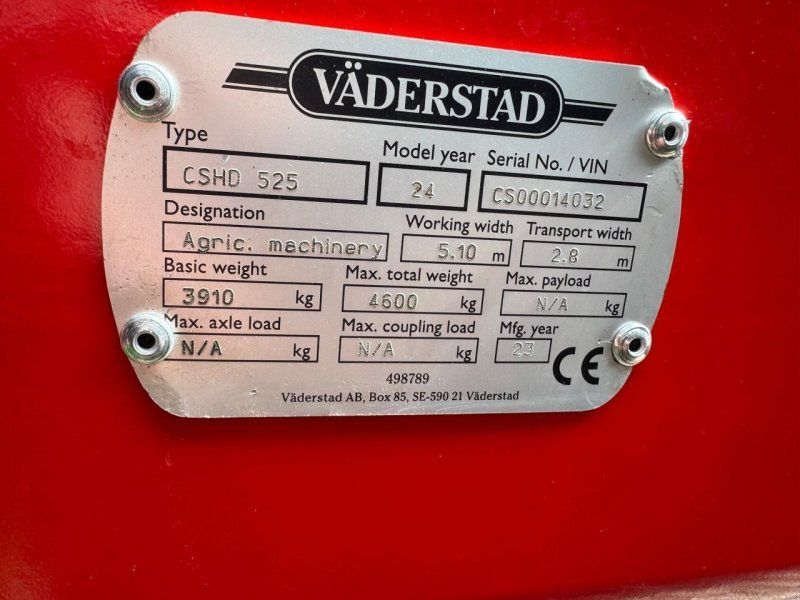 Väderstad CULTUS CS HD 525