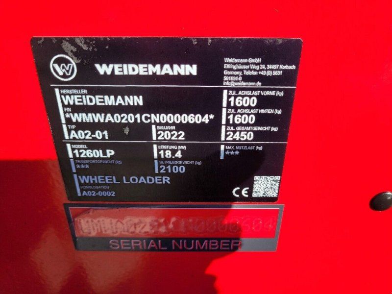 Weidemann HT 1260 LP