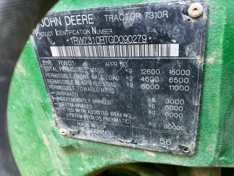 John Deere 7310R
