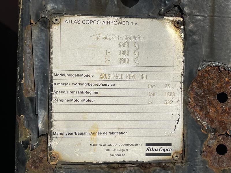 Atlas Copco XRVS 476 CD