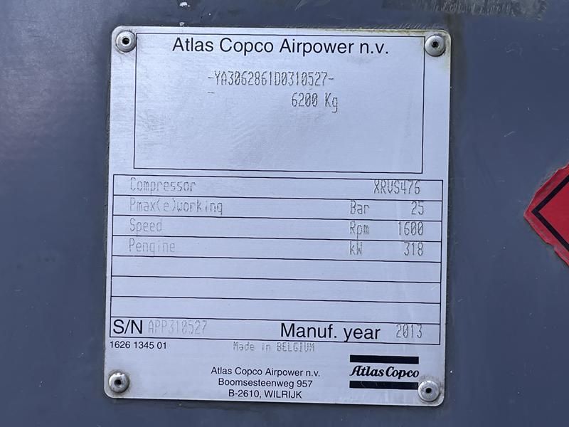 Atlas Copco XRVS 476 CD - N