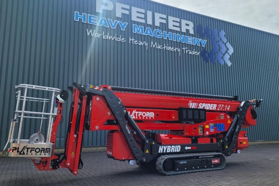 Platform Basket Spider 27.14 CE Declaration, Valid inspection, *Gu