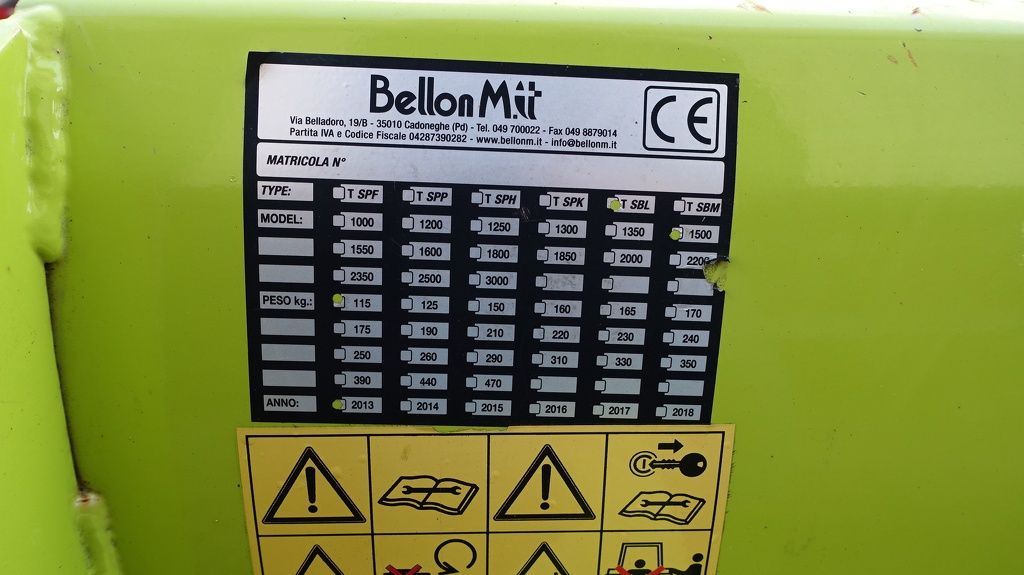 Bellonmit T SBL1500 Sneeuwschuiver 150 Cm