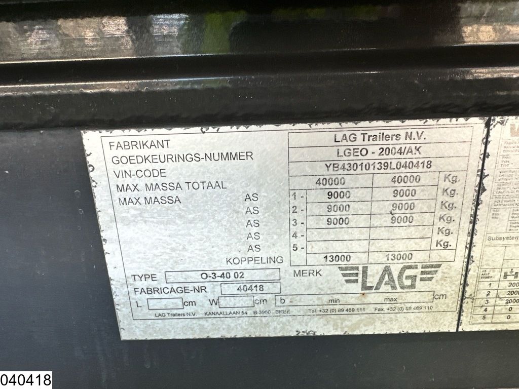 LAG Silo 61000 Liter, 1 Comp