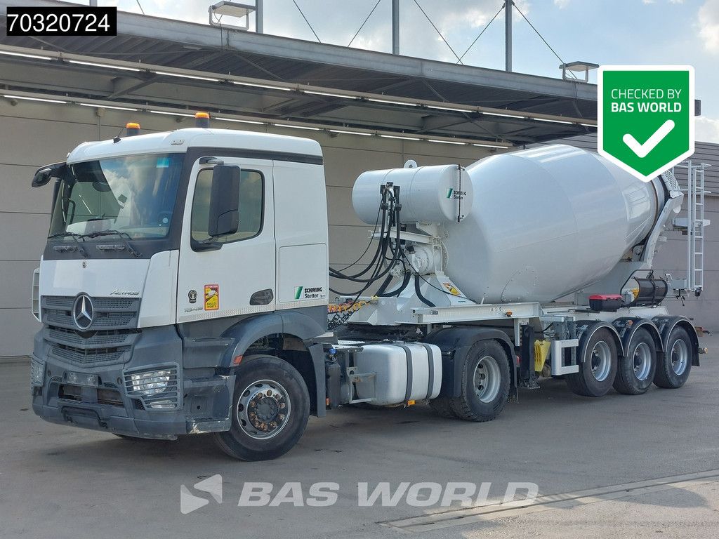 Mercedes Actros 1845 4X2 ClassicSpace Retarder Hydraulik + Schwing-Stetter 12m3 Liftachse