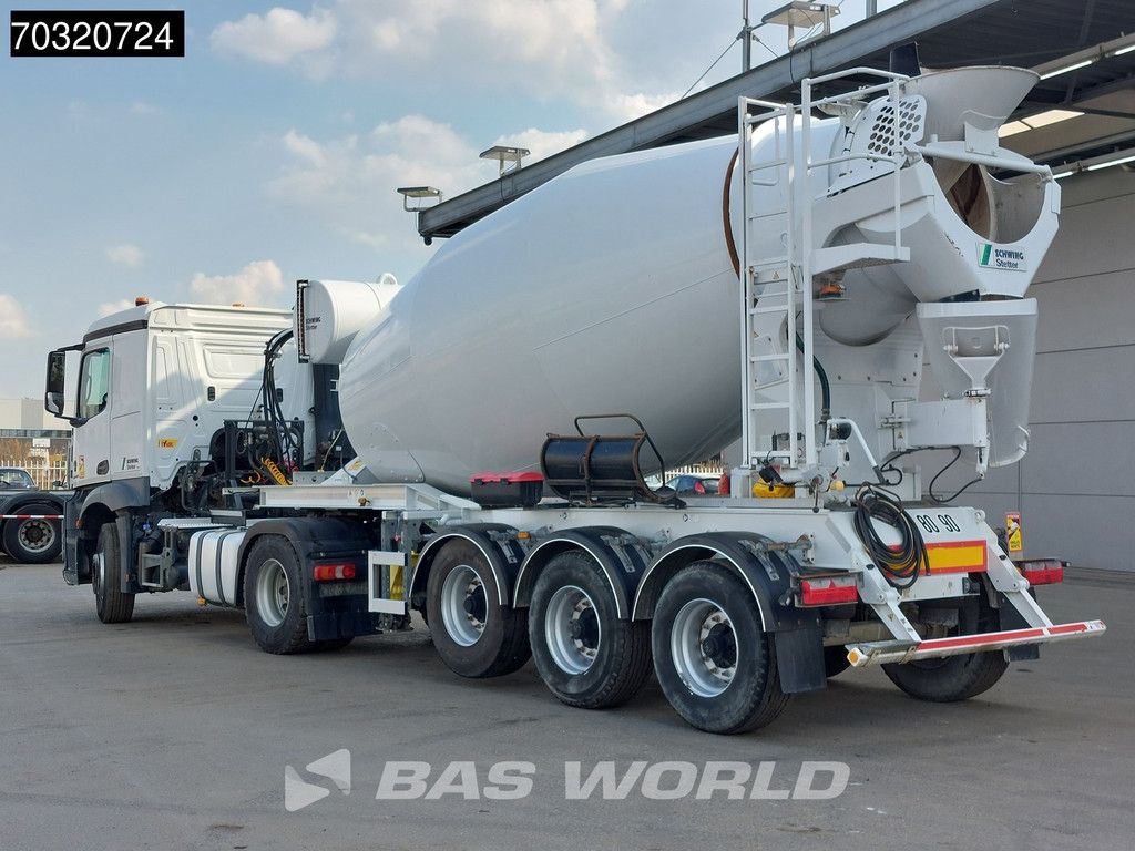 Mercedes Actros 1845 4X2 ClassicSpace Retarder Hydraulik + Schwing-Stetter 12m3 Liftachse