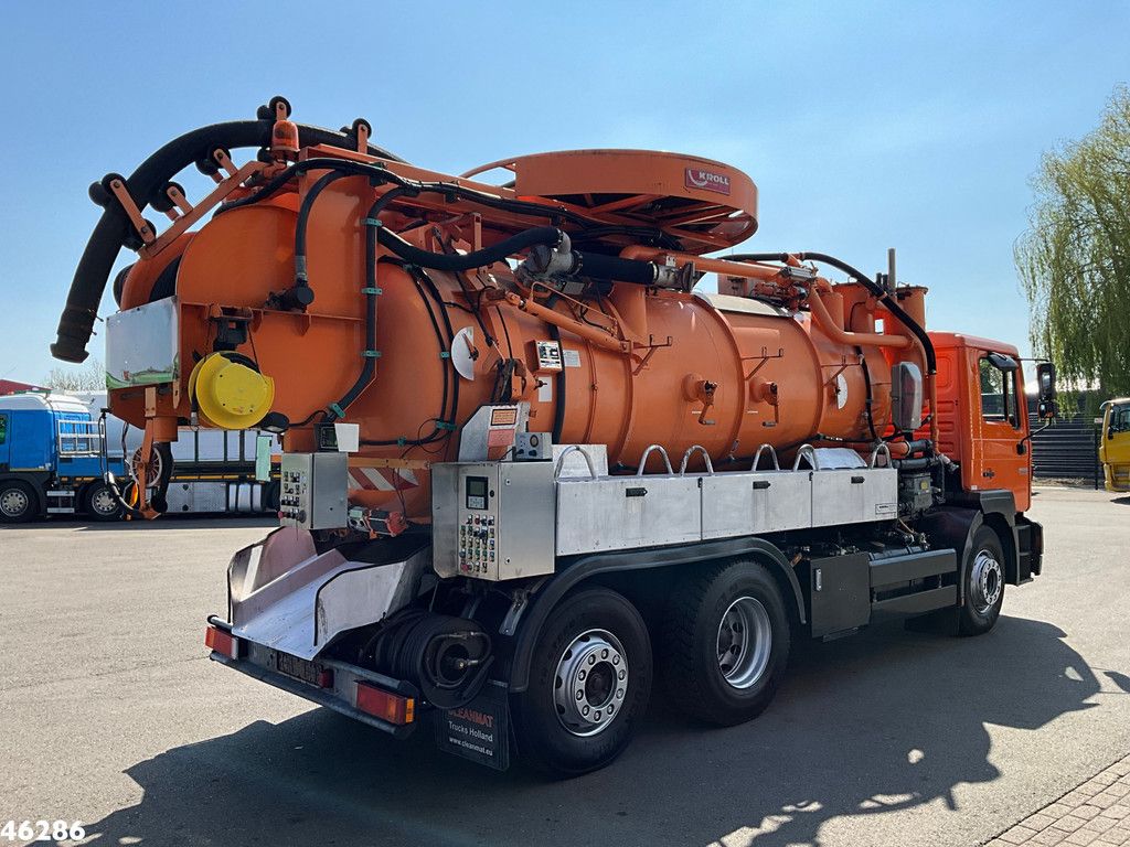 Man 26.314 Kroll kolkenzuiger 9m³ Just 185.429 km!