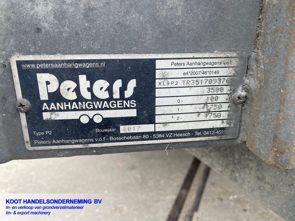 Peeters TRANSPORTER TR35 machinetransporter