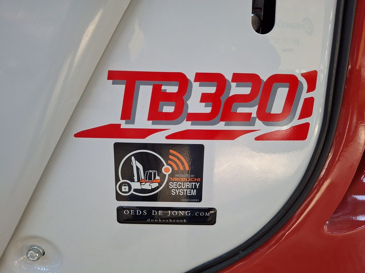Takeuchi TB320, minigraver, minikraan, BJ2026, Nieuw!