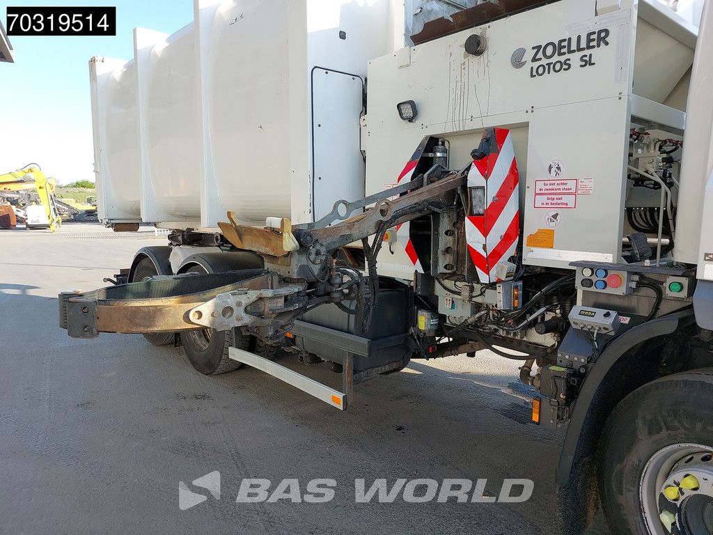 DAF CF 300 6X2 NL-truck Zoeller Lotos Seitenlader chain system Automatic Euro 6