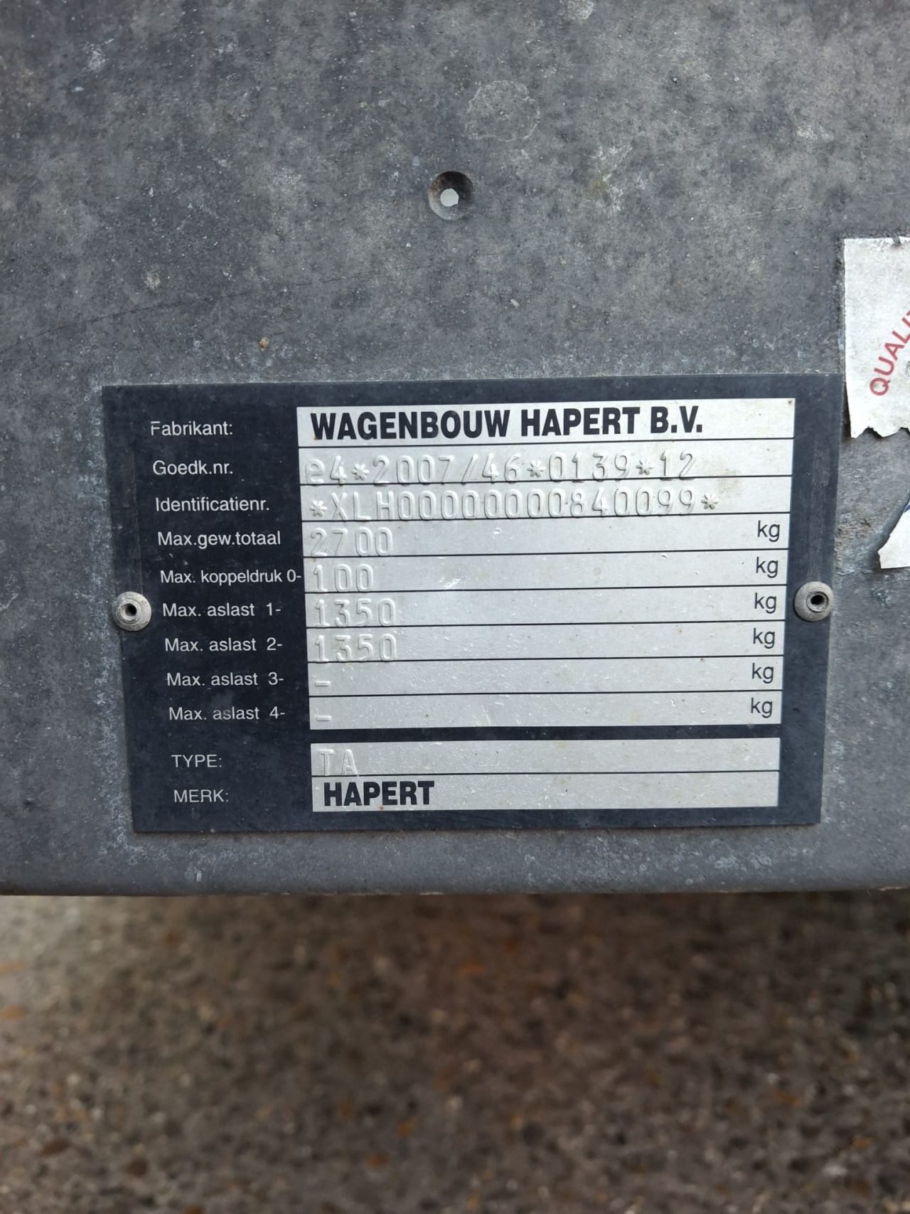 Nette machine transporter