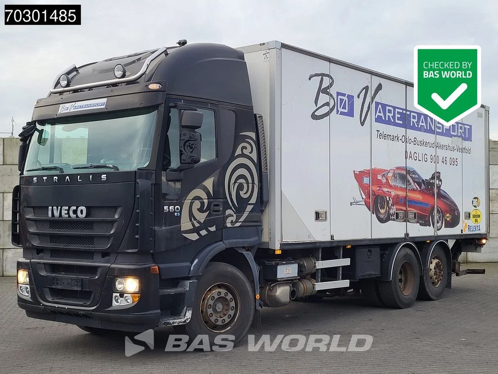 Iveco Stralis 560 6X2 Retarder Automatic Lift Axle 1500kg Tailgate Euro 5