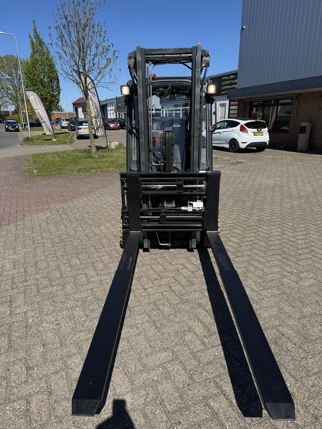 Linde E18 EVO 2018/2021 VORKENVERSTELLER / UITSCHUIFBARE VORKEN