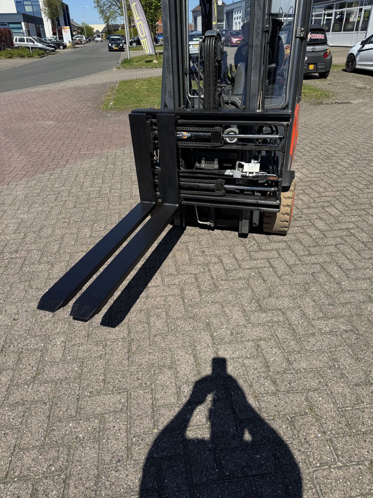 Linde E18 EVO 2018/2021 VORKENVERSTELLER / UITSCHUIFBARE VORKEN