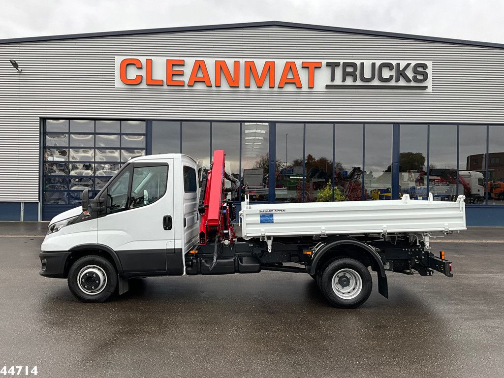 Iveco Daily 72C18 HMF laadkraan 3,4 Tonmeter laadkraan + Meiller 3-zijdige kipper New & Unused!!
