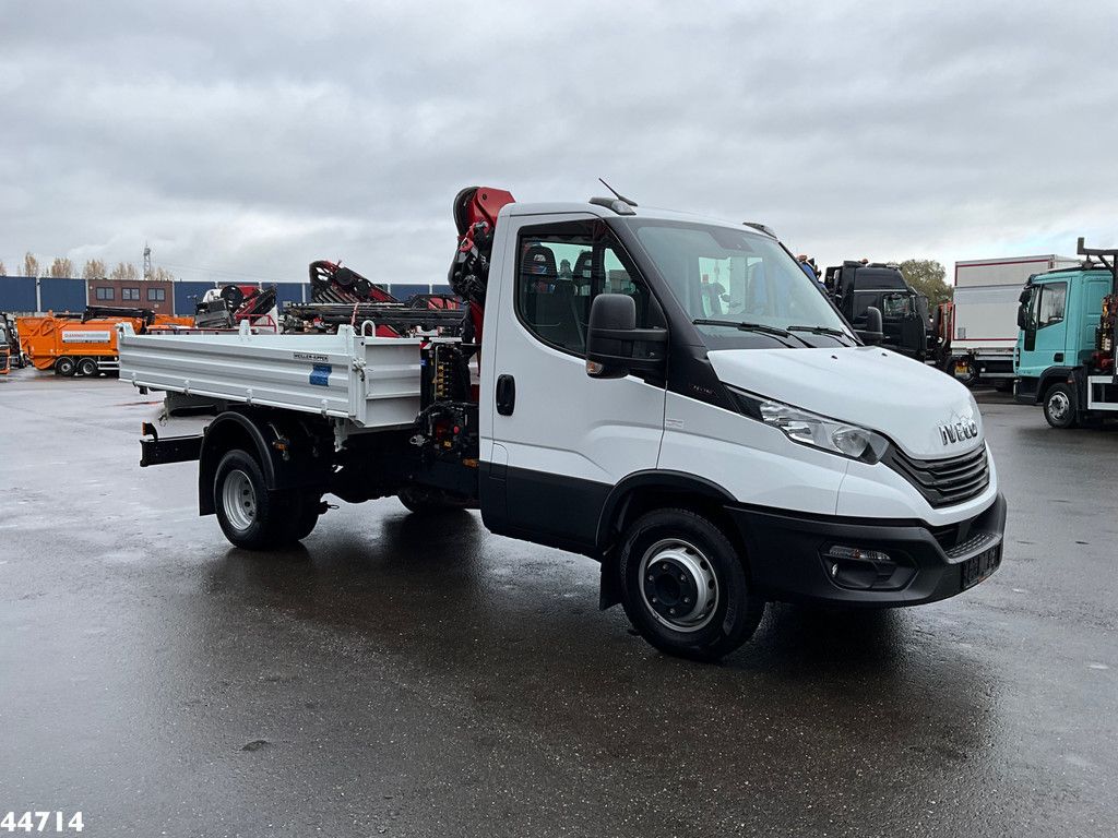 Iveco Daily 72C18 HMF laadkraan 3,4 Tonmeter laadkraan + Meiller 3-zijdige kipper New & Unused!!