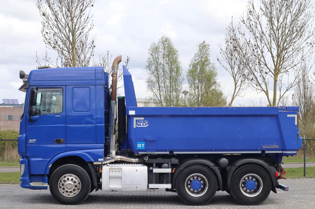 DAF XF 510 6X4 | TRACTOR + TIPPER | RETARDER