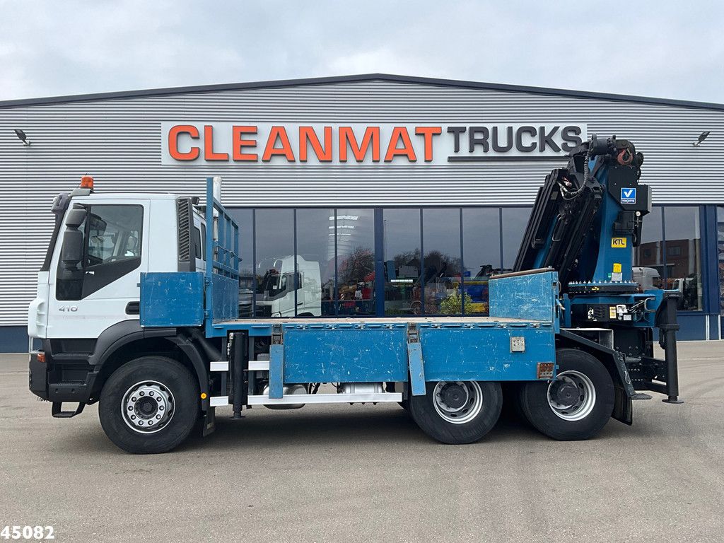 Iveco Trakker 260T41 Euro 5 6x4 Full Steel Palfinger 36 Tm laadkraan Just 133.291 km!