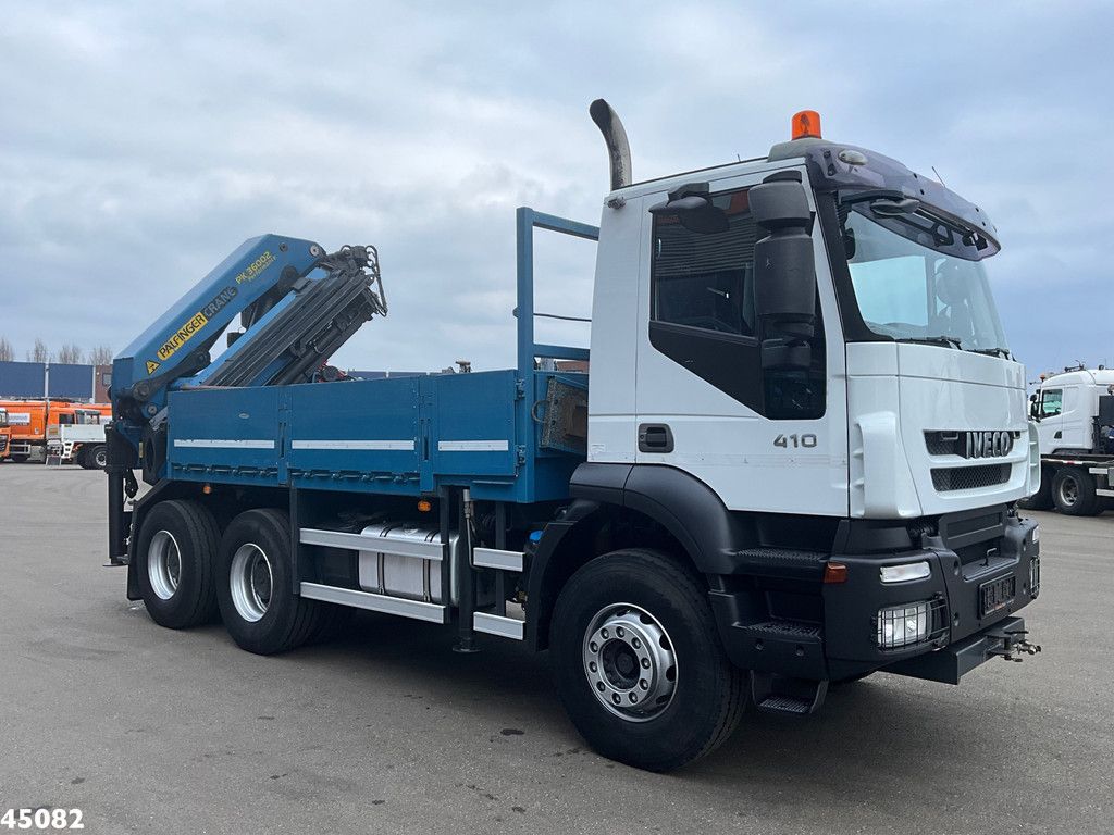 Iveco Trakker 260T41 Euro 5 6x4 Full Steel Palfinger 36 Tm laadkraan Just 133.291 km!