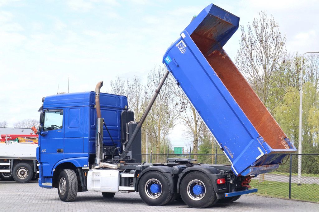 DAF XF 510 6X4 | TRACTOR + TIPPER | RETARDER