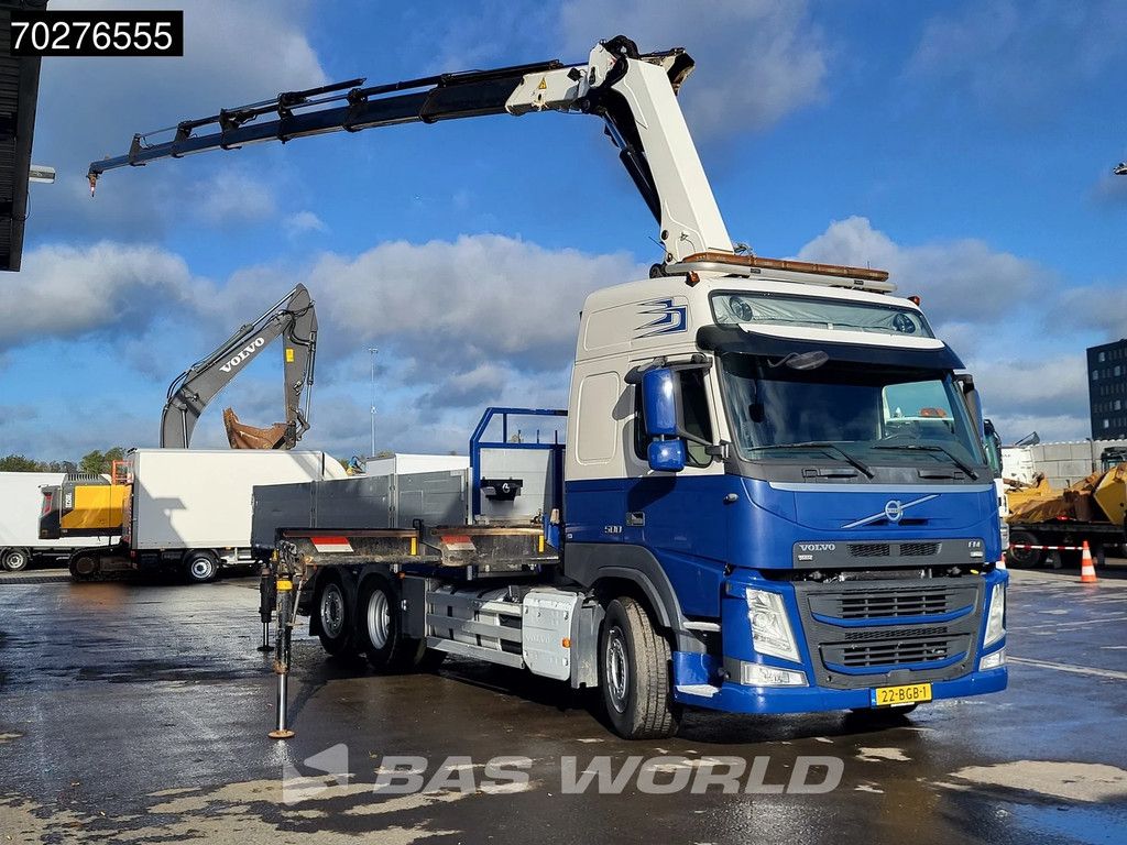 Volvo FM FM 500 6X2 NL-Truck APK HMF 3220-K7 Kran Crane Winch Lift+Steering-Axle Euro 6