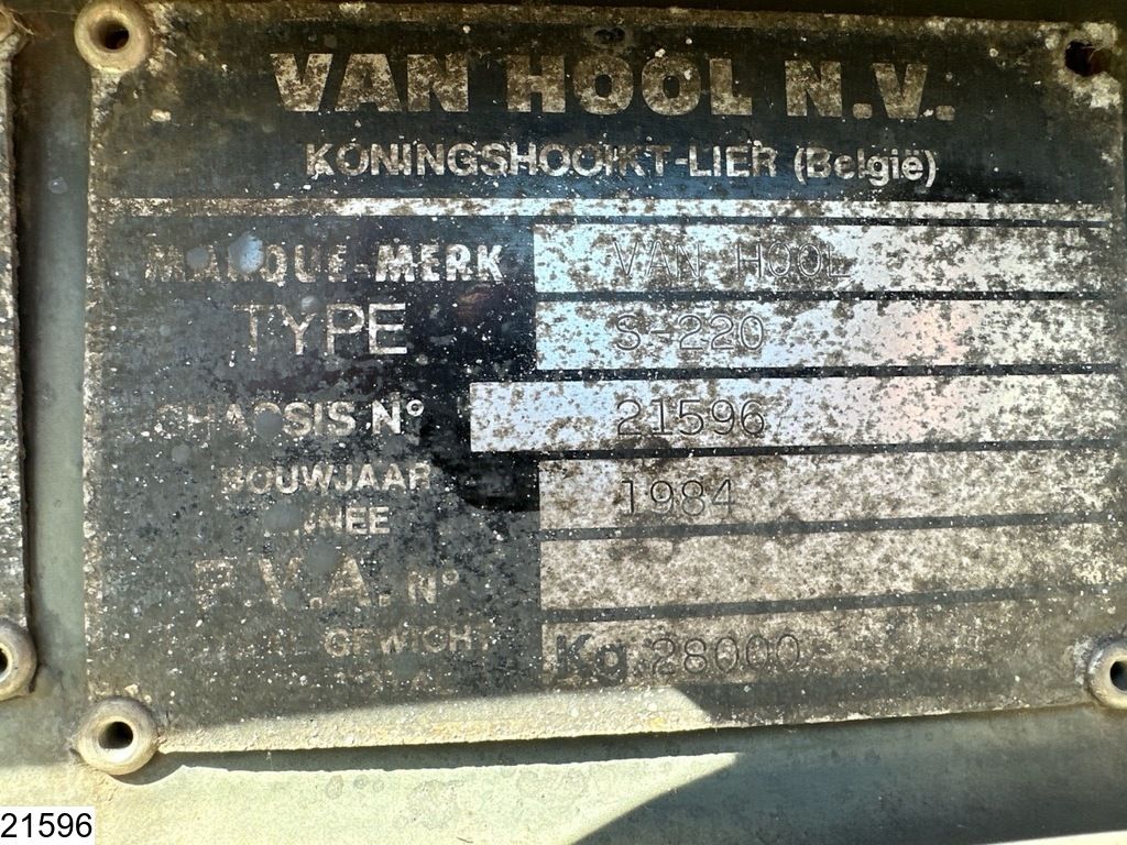 Van Hool Chassis 20 FT, Leaf spring