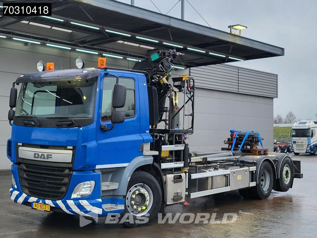 DAF CF 330 6X2 VDL 20-6200 Palfinger PK 22002-EH Kran Crane Lift+steering Axle Euro 6