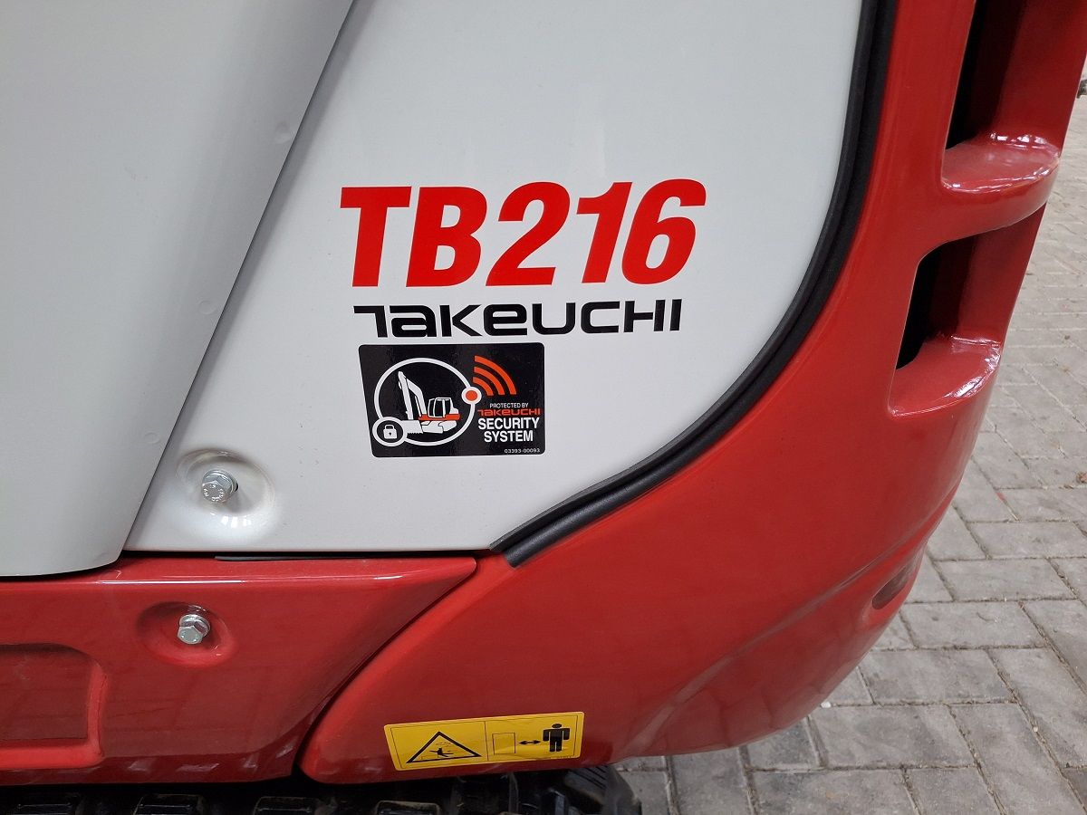 Takeuchi TB216, minigraver, minikraan, BJ2024, Nieuw!