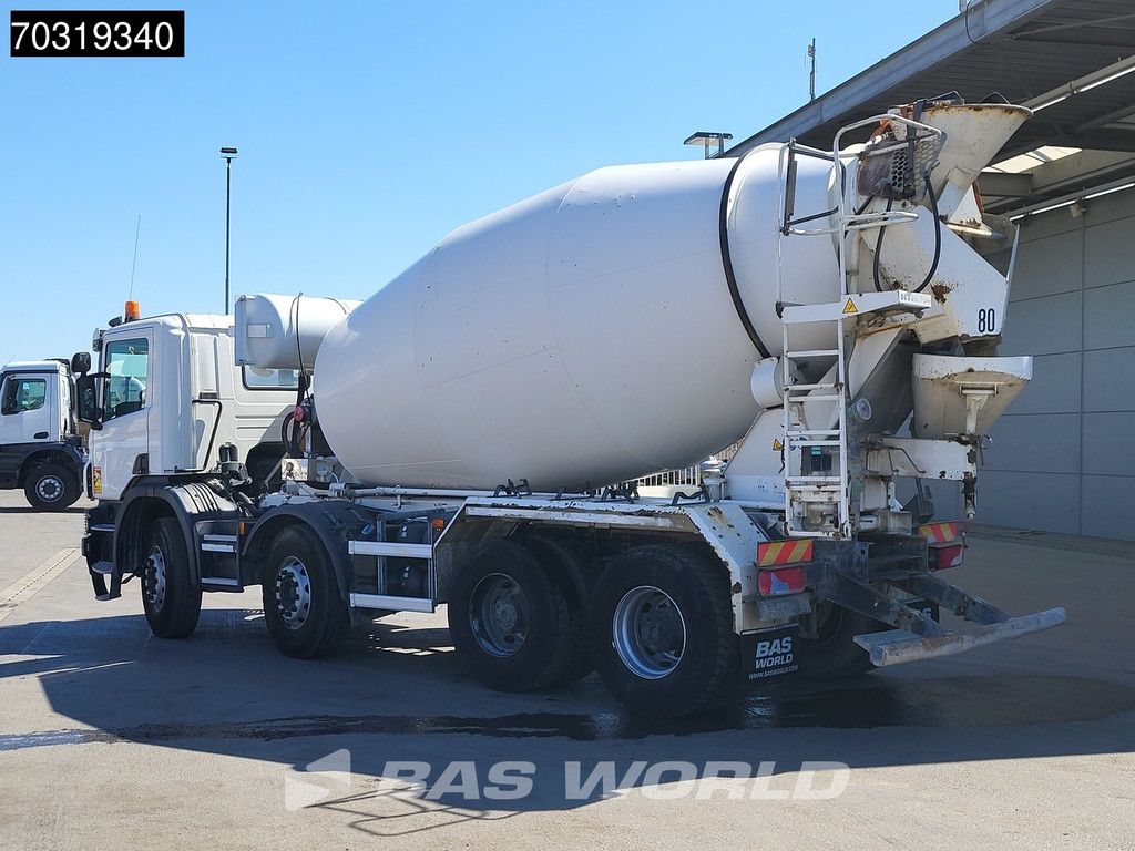 Scania P410 8X4 9m3 Liebherr HTM 904 FL mixer Steel suspension Big-Axle Euro 6