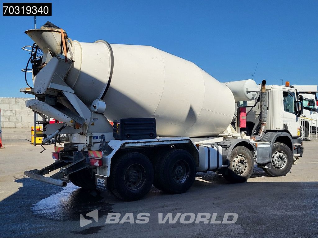 Scania P410 8X4 9m3 Liebherr HTM 904 FL mixer Steel suspension Big-Axle Euro 6