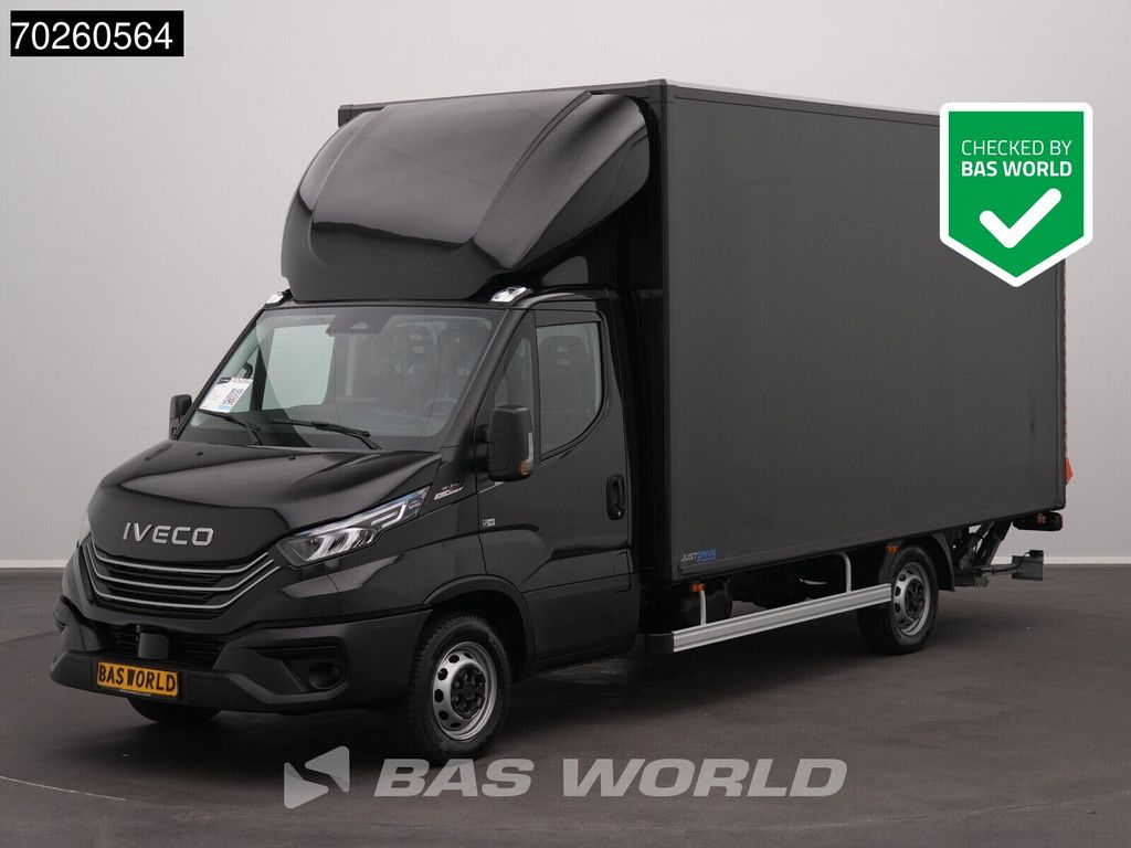 Iveco Daily 35S21 BPM VRIJ! 3.0L Automaat Laadklep Zijdeur ACC LED CarPlay Lat om Lat D'Hollandia 3,5t Trekvermogen Meubelbak Koffer Bakwagen Klima