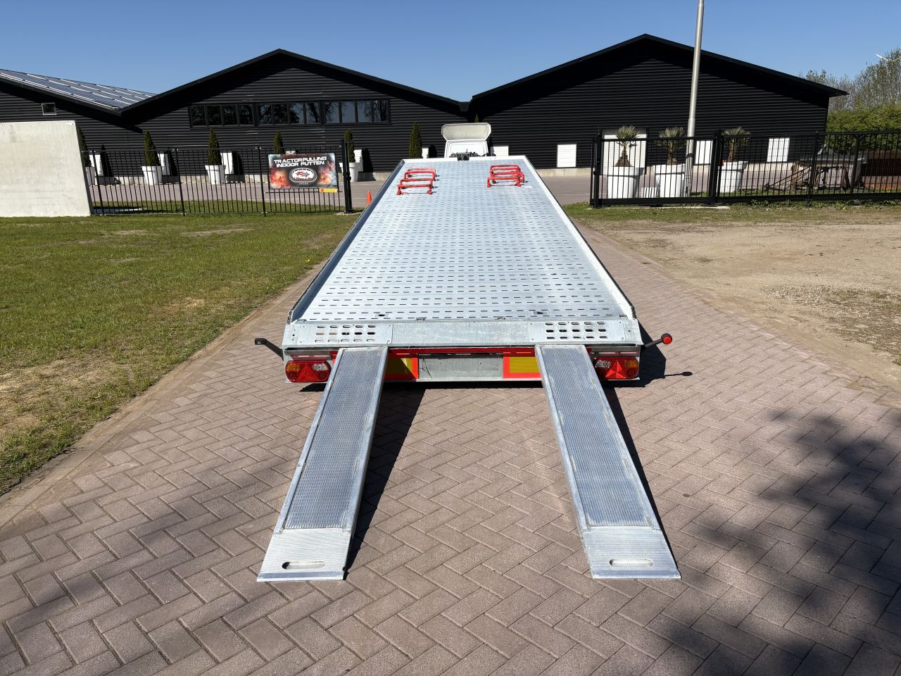 Be oplegger VF MINITRAILER ambulance auto transporter met Lier