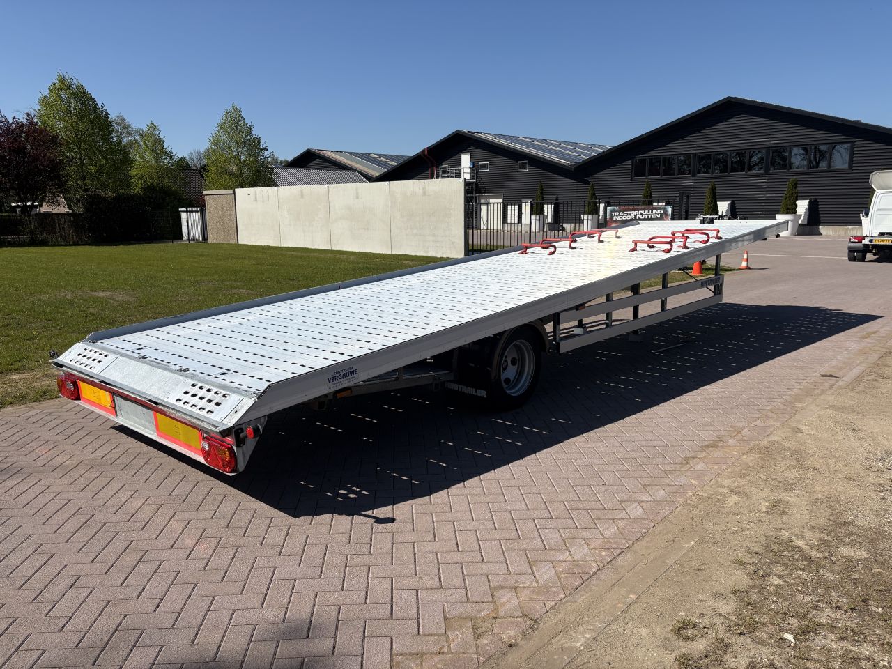Be oplegger VF MINITRAILER ambulance auto transporter met Lier