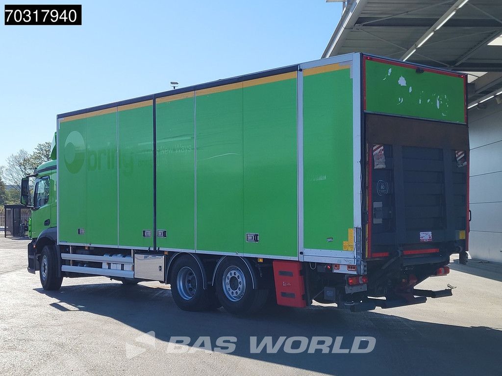 Mercedes Antos Antos 2540 6X2 Full Air Suspension Lift+Steering axle 2000kg Ladebordwand Automatic Euro 6