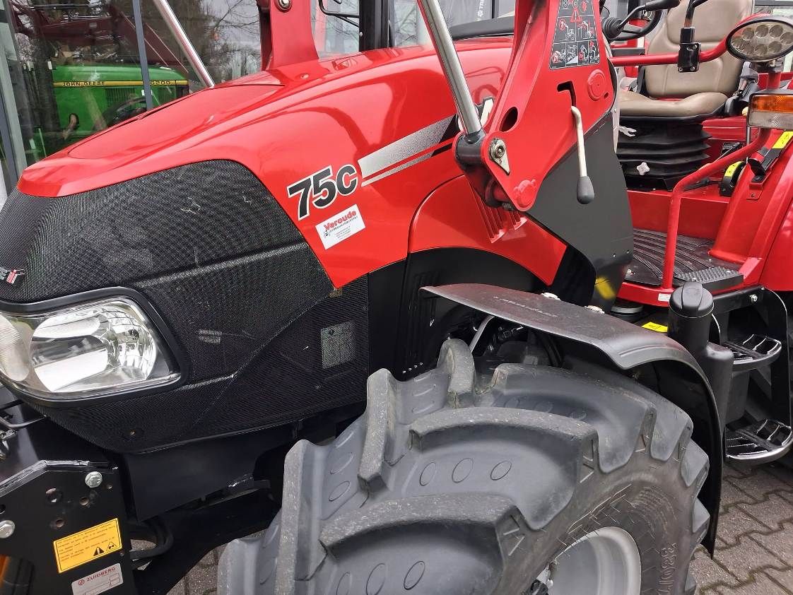 Case-IH Farmall 75C + frontlader + fronthef en PTO