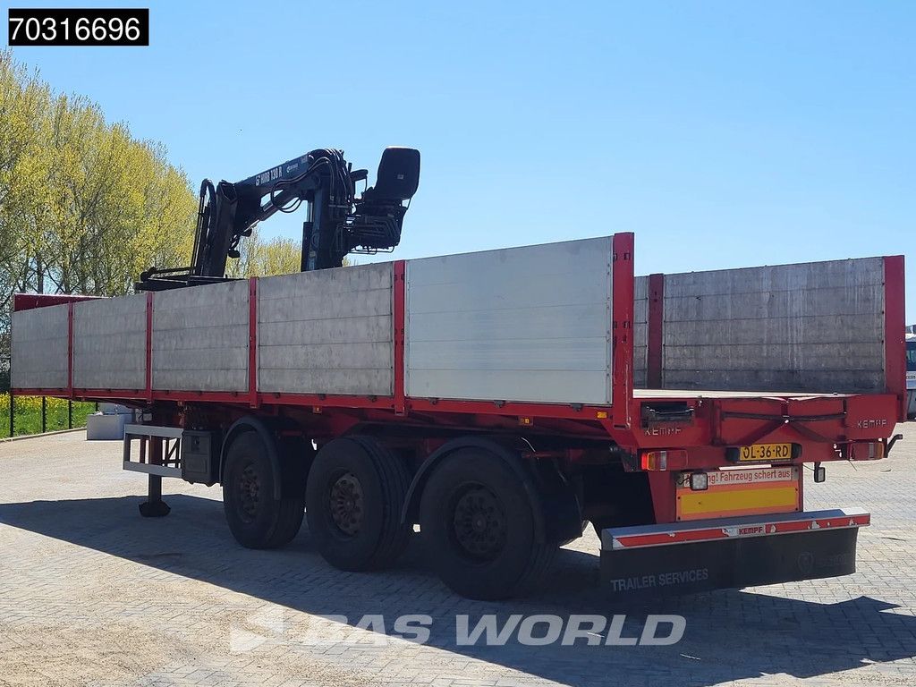 Kempf SP 39/3 3 Achsen Hiab 130R APK 07/26 Crane Steering