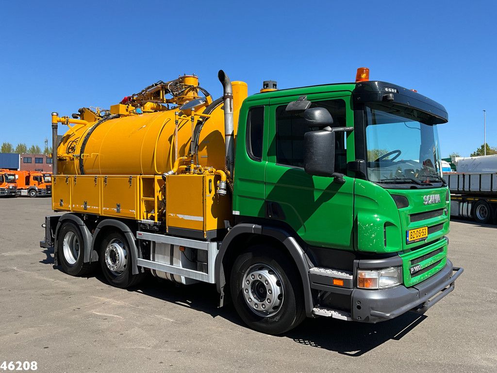 Scania P 360 Euro 6 Bekker LaGram 9m³ kolkenzuiger