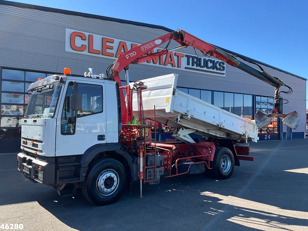 Iveco Eurotech 190E24 Cursor Manual Full Steel Fassi 11 Tonmeter laadkraan Just 182.743 km!