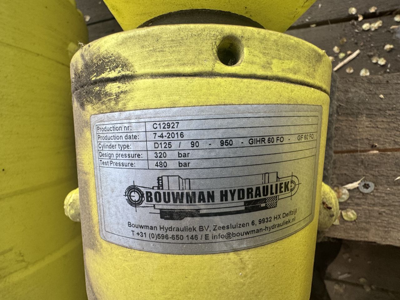 Hydraulische cilinders groot