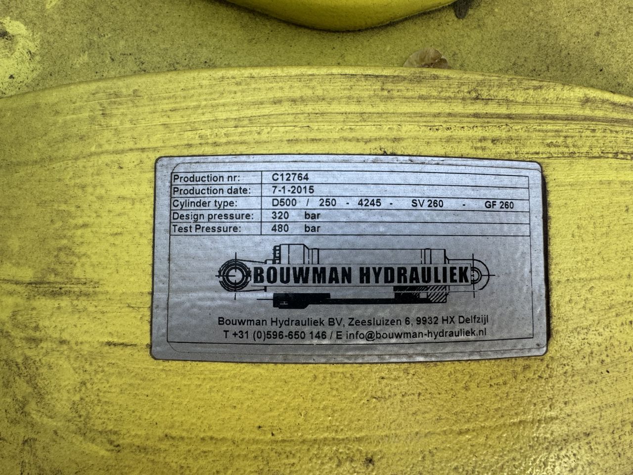 Hydraulische cilinders groot
