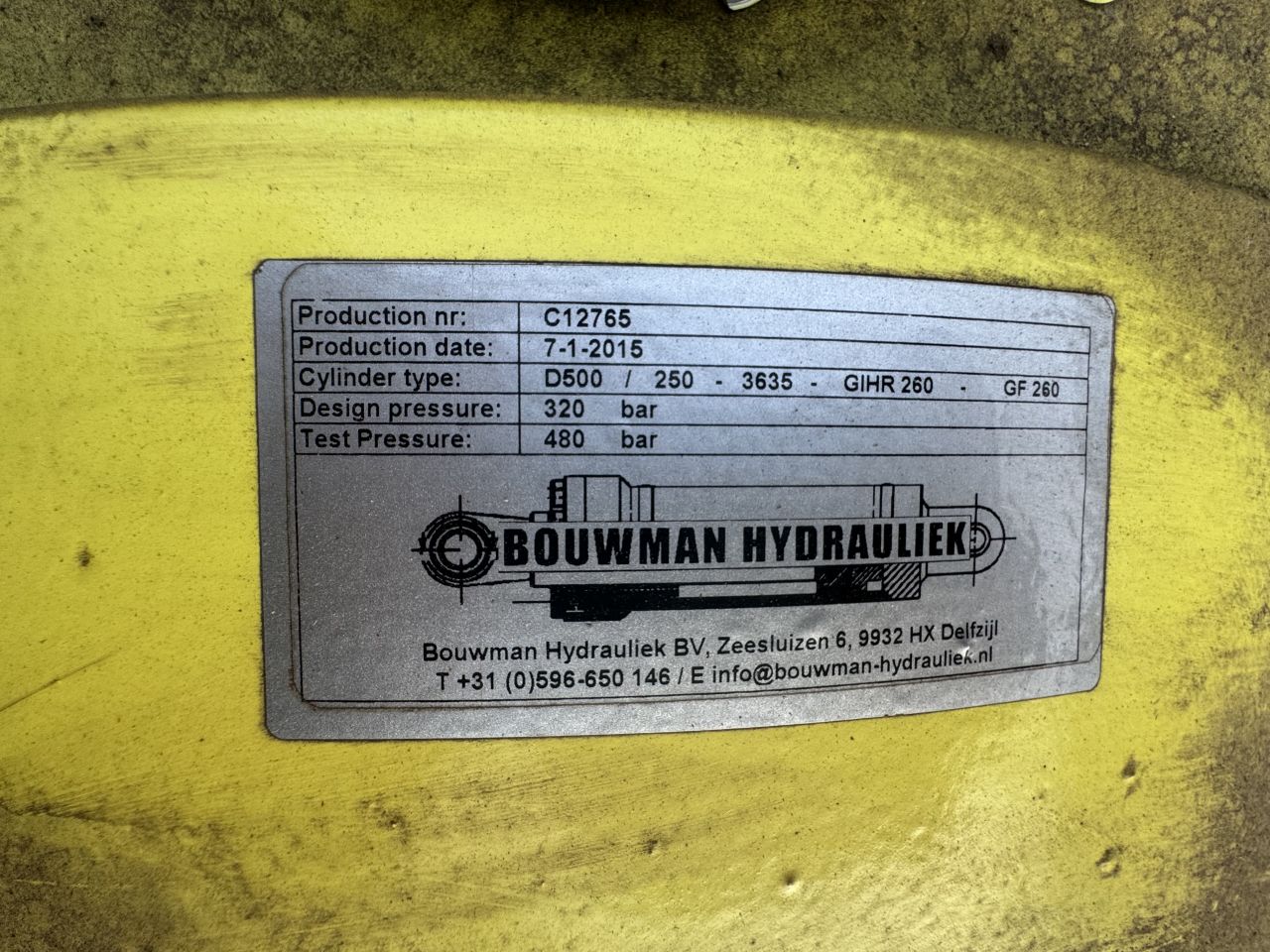 Hydraulische cilinders groot
