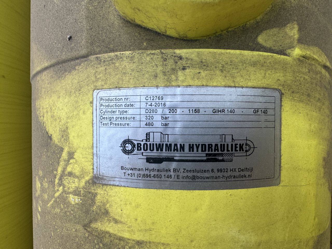 Hydraulische cilinders groot