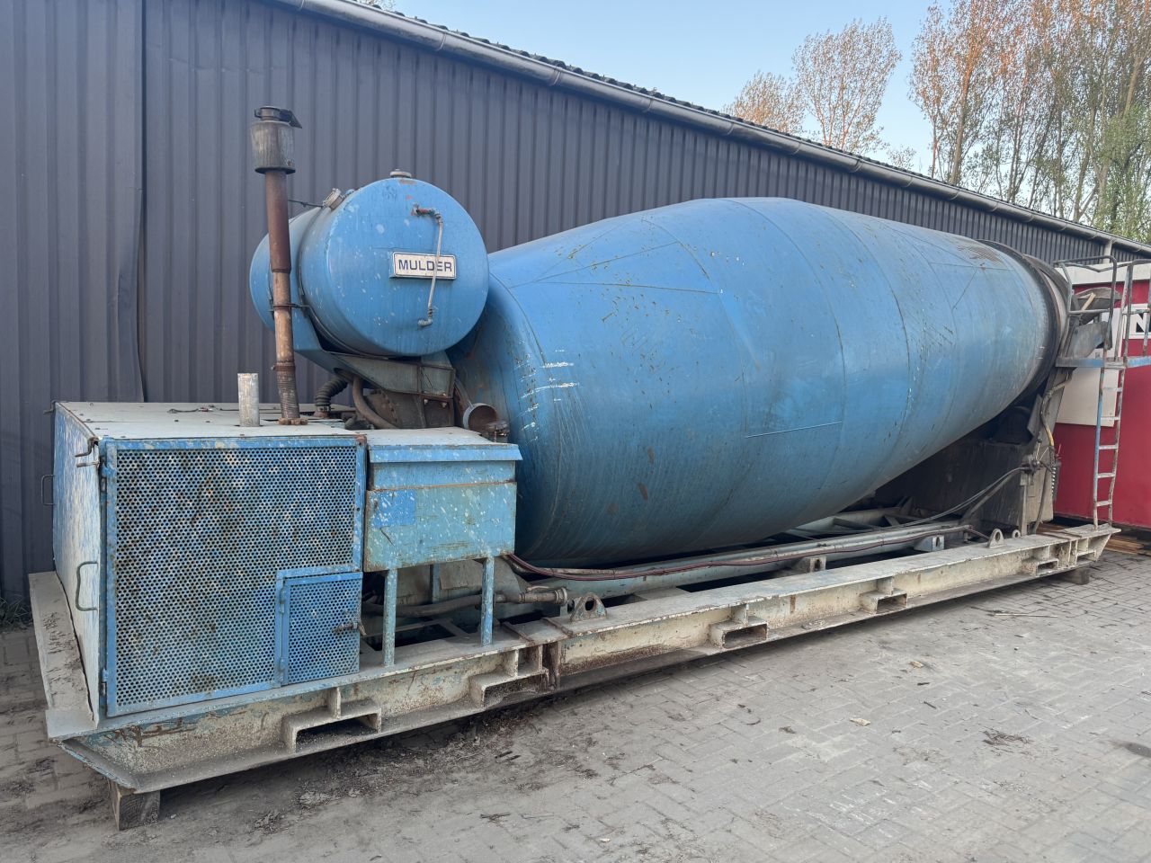 Betonmixer mobiel met Deutz motor