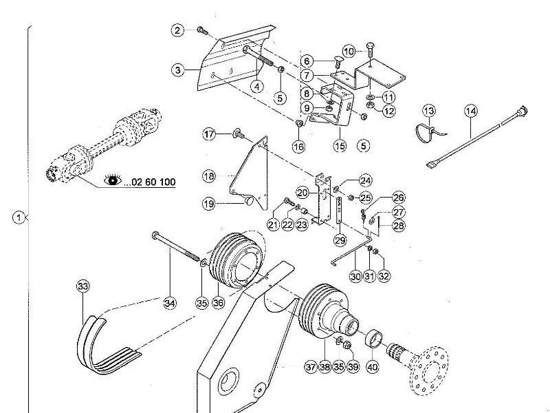 Claas Riemenscheibe für Direct Disc 491-492