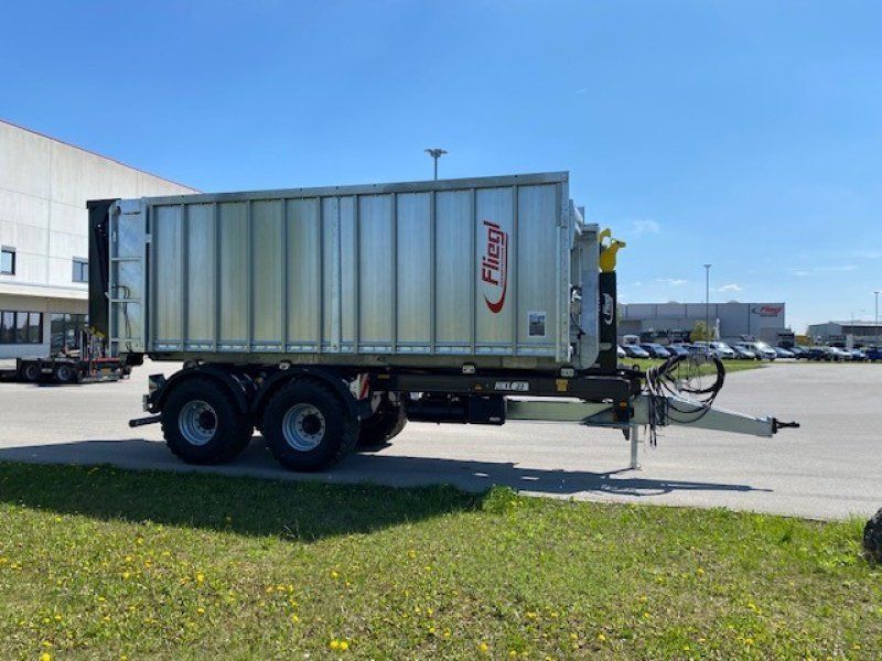 Fliegl ASA 6800 Abschiebemulde mit Hackenliftrahmen