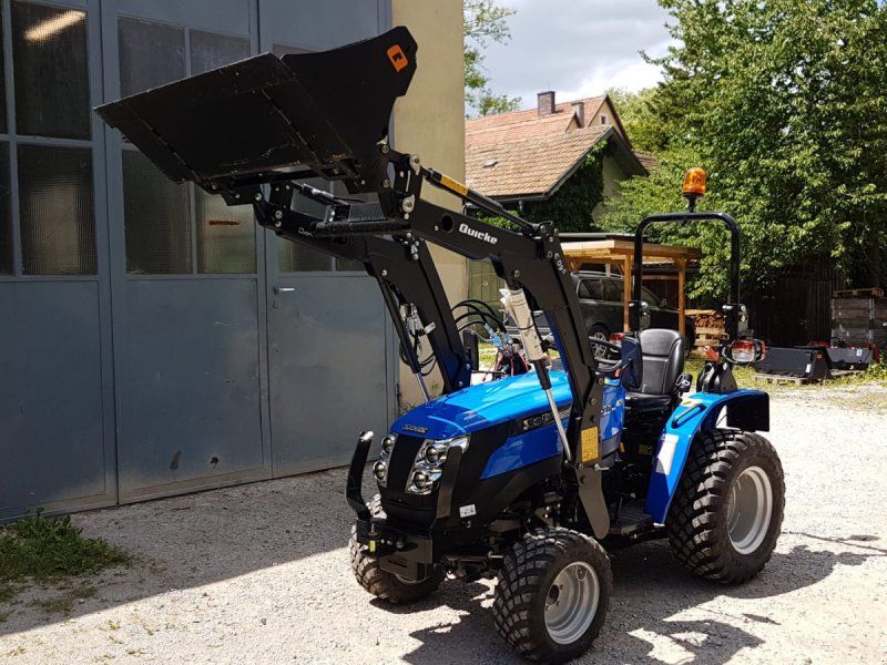 Solis 20 PS + Servolenkung + Frontlader Alö C09s + Schaufel + Straßenz
